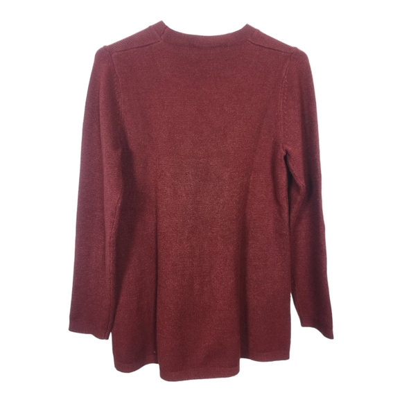 Soft Surroundings Priscilla Lightweight Cable Knit Swing Sweater Size Small - Picture 7 of 8